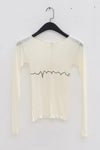 BASERANGE Tabby Star Long Sleeve T-Shirt Portugal BAS-TOTA-CG-000-UNDYED